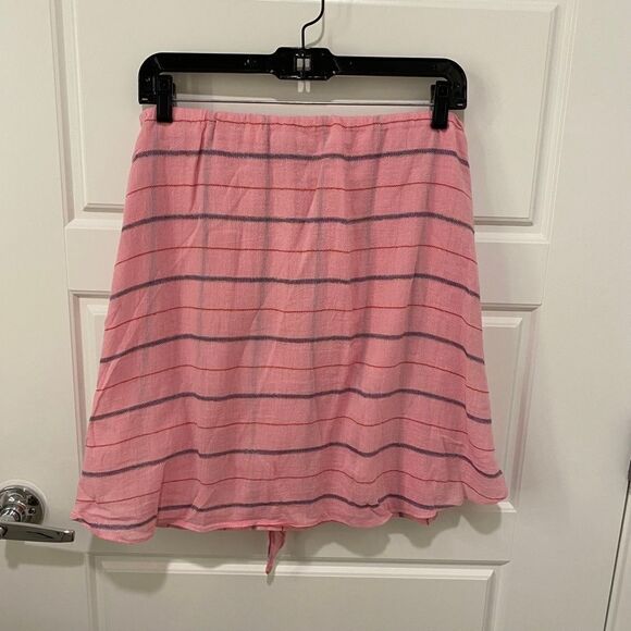 Anthropologie Holding Horses Striped Tie-Front Mini Skirt. Multicolor. Medium. - Picture 7 of 11